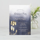 Invitation Parties scintillant talons hauts, Ombre Blue Retir (Debout devant)