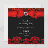 Invitation Parties scintillant talons hauts Rouge dentelle di (Dos)