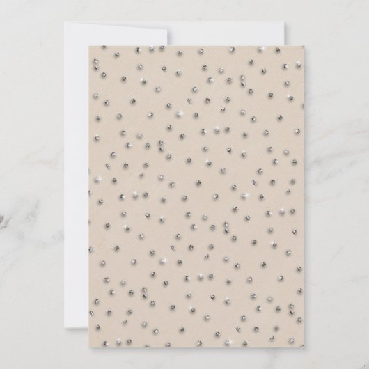 Invitation Parties scintillant tendance Sparkle Baby shower n (Dos)