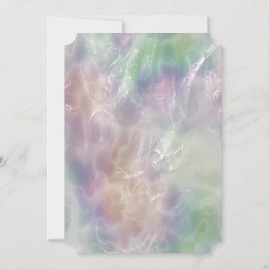 Invitation Parties scintillant Tiara Holographique Pearl Swee (Dos)