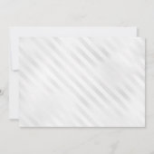 Invitation Parties scintillant turquoise de ballons d'argent  (Dos)