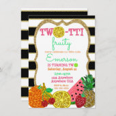 Invitation parties scintillant Tutti Frutti 2-to-frutti 2e an (Devant / Derrière)