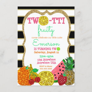 Invitation parties scintillant Tutti Frutti 2-to-frutti 2e an