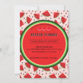 Invitation Parties scintillant unique Baby shower moderne Wat (Devant)