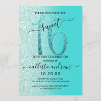 Parties scintillant verte de menthe Turquoise fill