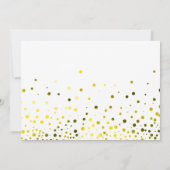 Invitation Parties scintillant Verte Serez-Vous Ma MAIN D'HON (Dos)