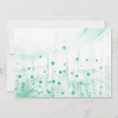 Invitation Parties scintillant Verte Serez-vous mon Bridesmai (Dos)