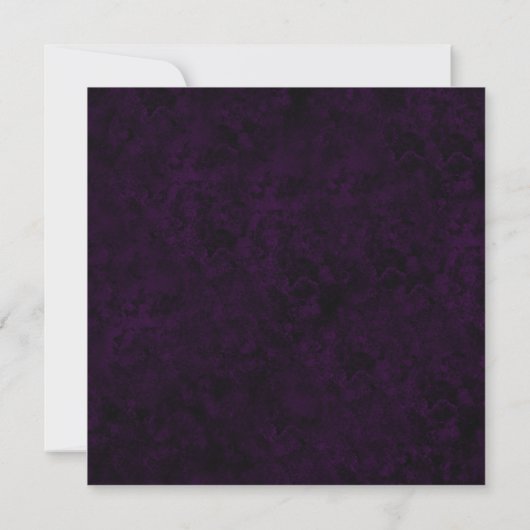 Invitation Parties scintillant violet et argent Agate 21e ann (Dos)