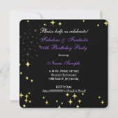 Invitation Parties scintillant violet fabuleux haut talon Ann (Dos)