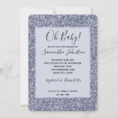 Invitation Parties scintillant violet Luxe (Devant)