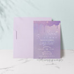 Invitation Parties scintillant violet Sweet sixteen Anniversa<br><div class="desc">Célébrez l'anniversaire de votre fille en sweet sixteen avec style avec notre Invitation d'anniversaire de Purple Parties scintillant Sweet sixteen! Avec un design de goutte de parties scintillant violet étonnant, cette invitation est parfaite pour donner le ton pour la célébration de jalon de votre fille. Vos invités seront impressionnés et...</div>