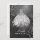 Invitation *~* Parties scintillant White Bridal Gown robe nup (Devant)