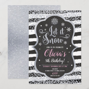 Invitation Parties scintillantes d'invitation d'anniversaire