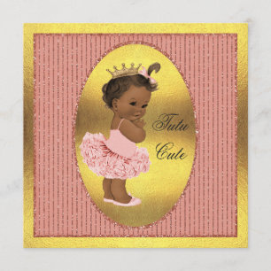 Invitation Parties scintillantes ethniques mignonnes de
