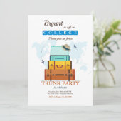 Invitation Partir à l'université masculine (Debout devant)