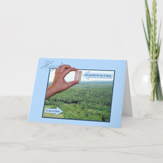 Invitation Partons recherchent un micro dans les bois ! (Devant)