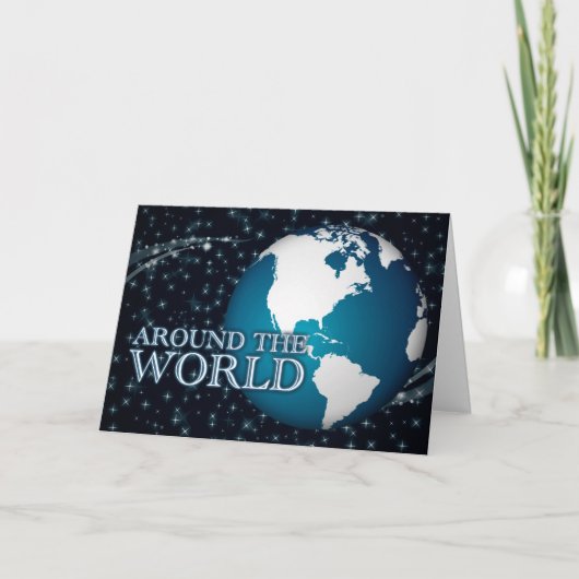 Invitation partout dans le monde starshine (Devant)