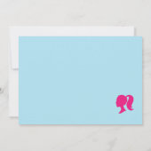 Invitation Party Blue Tropical Beach 21e anniversaire (Dos)