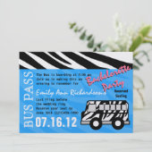 Invitation Party Bus Bachelorette Party Bash (Debout devant)