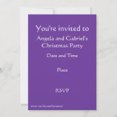 Invitation 'Party' de Purple Baubles ! (Dos)