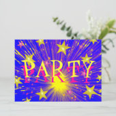Invitation "Party" Firework (Debout devant)