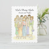 Invitation Party Gals (Debout devant)