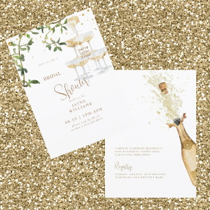 Invitation Party in the House Champagne Tower 3 Bridal Shower