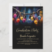 Invitation Party Lights Graduation Party (Devant)