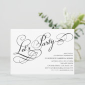 Invitation Party l'invitation de partie de | (Debout devant)