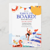 Invitation Party On Board (Devant / Derrière)