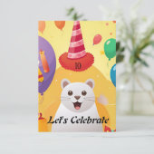 Invitation "Party Palooza : anniversaire (Debout devant)