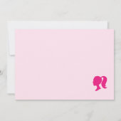 Invitation Party Pink Tropical Beach 21ème anniversaire (Dos)