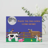 Invitation Party ’Til the Cows Come Home (Debout devant)