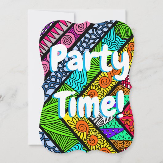 Invitation Party Time (Devant)