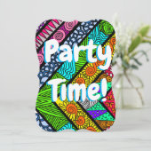 Invitation Party Time (Debout devant)