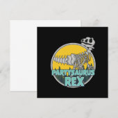 Invitation Partysaurus Rex (Devant / Derrière)