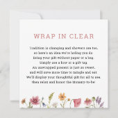 Invitation Parure de douche à fleurs de fleurs sauvages en cl (Devant)