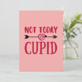 Invitation Pas Aujourd'Hui Cupidé (Debout devant)