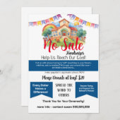 Invitation Pas d'activité de collecte de fonds VENDRE (Devant / Derrière)