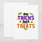 Invitation Pas de blagues, juste des friandises (Devant / Derrière)