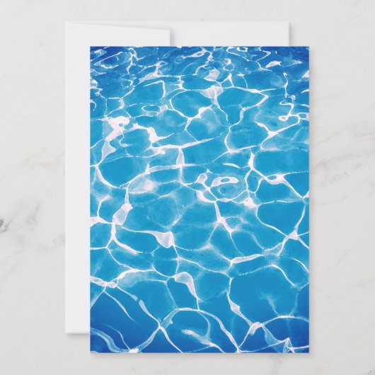 Invitation Pas de Casquette Bruh, Garçon adolescent Piscine d (Dos)