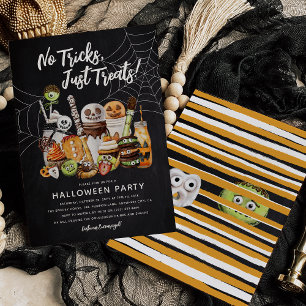 Invitation Pas De Trucs, Il Suffit De Traiter Fun Halloween P