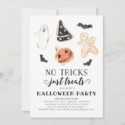 Invitation Pas De Trucs, Il Suffit De Traiter L'Invitation D' (Devant)