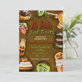 Invitation Pas de Trucs Juste Traitements - Fête d'Halloween (Debout devant)