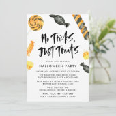 Invitation Pas De Trucs Juste Traiter La Fête D'Halloween (Debout devant)