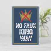 Invitation Pas de voie de faux roi (Debout devant)