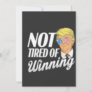 Invitation Pas fatigué de gagner Trump Maga Jour de l'inaugur