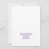 Invitation Pas le premier du Dernier temps (Dos)