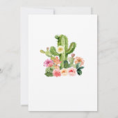 Invitation Pas le temps de Siesta fête d'anniversaire (Dos)