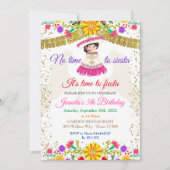 Invitation Pas le temps de Siesta Fêtons Fête Anniversaire (Devant)